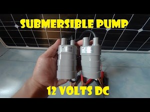 12v DC Submersible Water Pump for Fish Pond and Aquarium - Unpacking and Testing