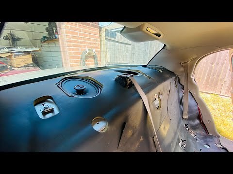 Upgrading rear deck speakers in Lincoln Towncar Skar Audio 6x8 TX68