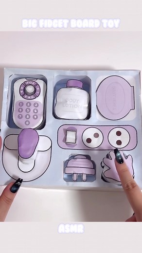 ASMR Fidget Toys: Satisfying Squishy Paper Fidget Board Compilation