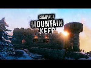 Valheim : The Buildthrough : Ep34 Compact Mountain Castle Build