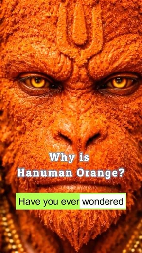 Why is Bajrangbali Orange? | The Sindoor Story 🚩 #shorts