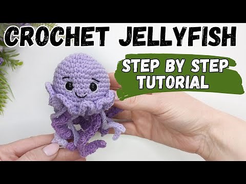 How to crochet a jellyfish amigurumi tutorial
