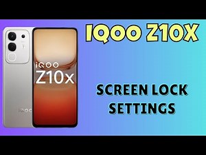 iQOO Z10x Screen lock Settings || iQOO Z10x How to Set Screen lock Easy Method