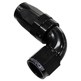 90 DEG HOSE END -08AN BLACK