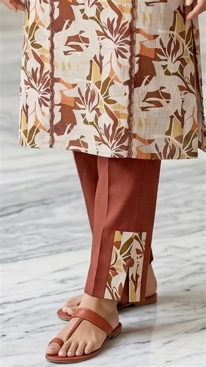 Kum Mehnat Mein Designer Look Trouser Design 🔥 | Boutique Style Stitching hack #shorts