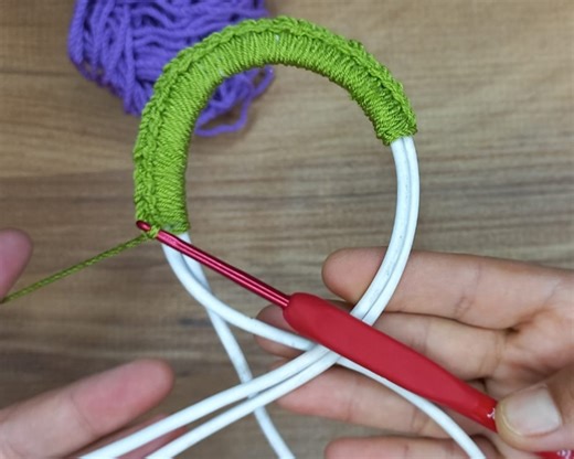 Easy Cable Gripper with Crochet | Burcu's Factory