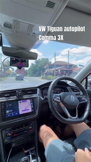 VW Tiguan running comma 3X Sunnypilot #handsfree #autopilot #openpilot