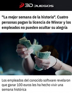 Winrar vive la mejor semana de su historia