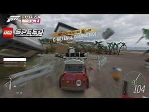 Forza Horizon 4 LEGO - Smashing 3 Coffee Carts Challenge [4K]