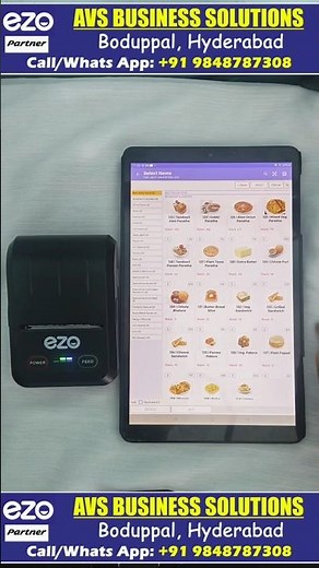 Ezo super fast super easy billing machine software for hotels, restaurants ...| #ezo #ezoprinter