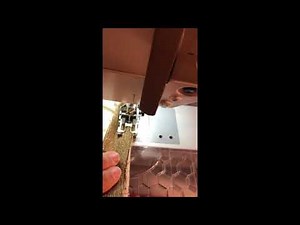 Sewing The Binding On The Blended Hexagon Quilt