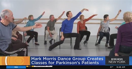 Parkinson's patients take classes with Mark Morris Dance Group