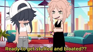 Electric and illusion #fatgacha #bellystuffing | belly's dance