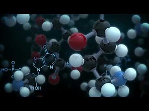 Chemical Molecular Background in Black - Video 515208