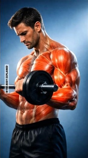 Muscle Growth Explained | Inside the Human Body (3D).#muscle #humanbody #shorts