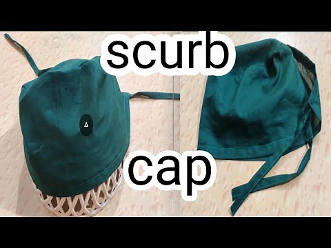 How to make a scrub cap || Diy Scurb cap or skull cap sewing tutorial