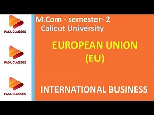 IB- EUROPEAN UNION (EU)- SEMINAR PRESENTATION- JASNA HUSSAIN