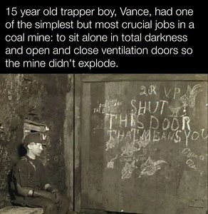 In 1908, 15-year-old Vance worked alone in darkness as a trapper boy in a West Virginia coal mine, opening and closing ventilation doors to prevent explosions. He earned just 75 cents for 10 hours of work. His photo later revealed the tough reality of child labor. | History Vault