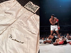Muhammad Ali's 'Thrilla in Manila' boxing trunks set to be sold for $4-$6 million