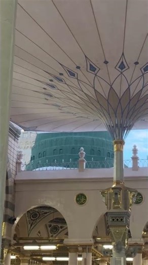 Beautiful View of Masjid Nabawi Madinah | Peaceful Islamic Status | Madina Shareef