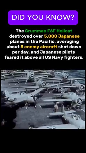 The F6F Hellcat Shot Down 5,000 Planes #history #war #ww2 #shortsreels | Declassified Archives