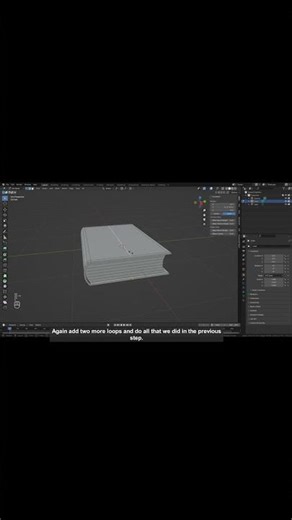 3D book in Blender easy Blender tutorial p6 #3d #blender3d
