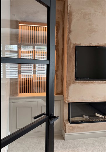 Custom Modern Media Wall — Luxury Feature for Living Room