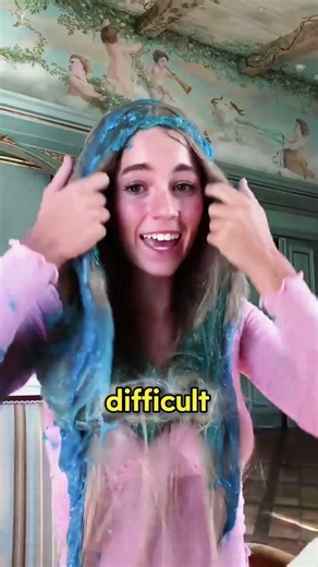 What should I do if all my hair turns into slime