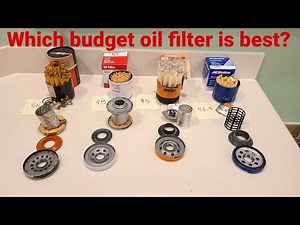 Are budget oil filters as good as premium? Cut open champion, carquest, fram, and AC Delco filters