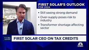 First Solar CEO: Demand is still strong, we're well-positioned to address the market
