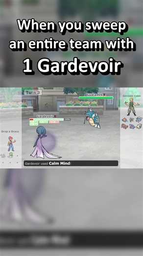 Gardevoir's Incredible Team Sweep in Pokémon Showdown