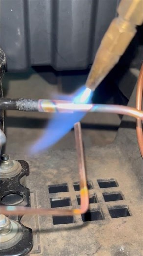Discharge Tube Brazing Tutorial #youtubeshorts#shorts#welding #brazing