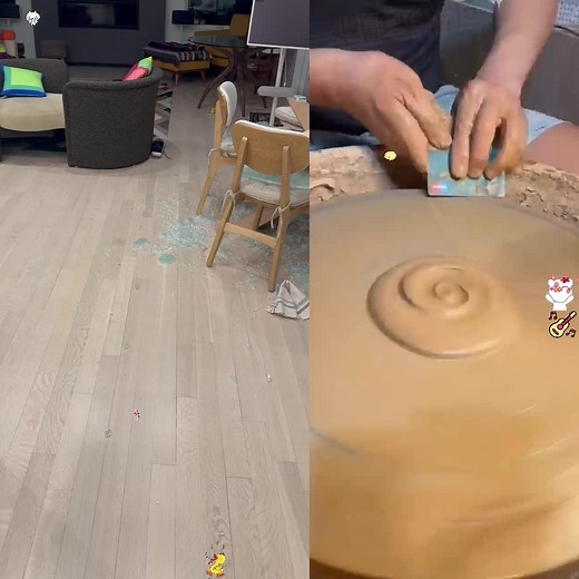 Spontaneous Glass Table Explosion from Wade Logan Furniture