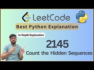 LeetCode 2145 - Count the Hidden Sequences | Prefix Sum Explained with Intuition & Edge Cases