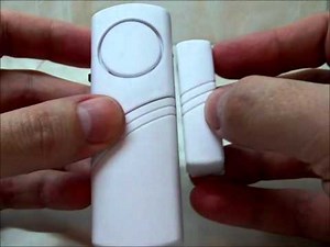 Wireless door, window entry alarm