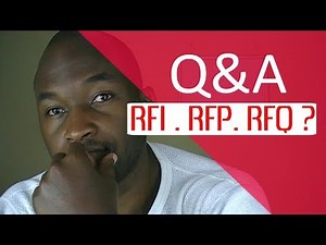 What is RFI RFP RFQ and EOI