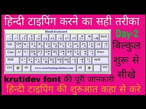 हिन्दी टाइपिंग में कीबोर्ड (keyboard key) की पूरी जानकारी हिंदी में || Hindi Typing 010 || Day -2