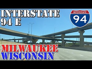 I-94 East - Milwaukee - Wisconsin - 4K Highway Drive