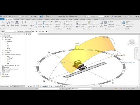 Sun Setting in Revit Architecture