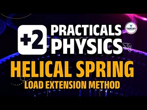 Plus Two Physics Practicals | Helical Spring - Load Extension Method | Target Learning App