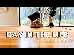 Day in the life of a FLOOR SANDER | The Big Machine | The Edger | Coating