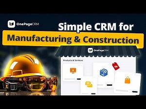 Best CRM for Manufacturing and Construction (2026) | Simple Sales CRM