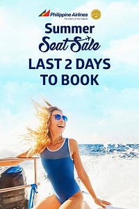 27K views · 196 reactions | Last 2 days to book our Summer Seat Sale! Experience a world-class journey with the Philippines’ first and only 4-star global airline. | Philippine Airlines | Facebook