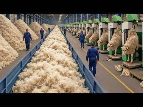 How Wool Becomes Luxury Clothing Modern Textile Factory Full Process