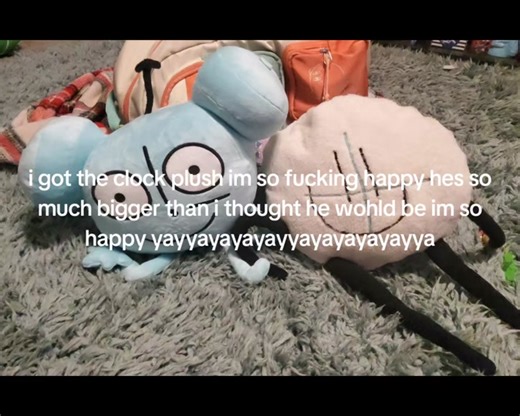 Clock Plush Surprise: Much Bigger Than Expected!