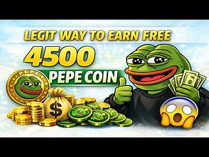Legit Way to Earn Free 4500 PEPE Coin
