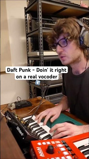 Doin’ it right on a real vocoder #shorts