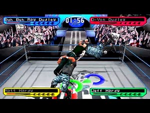 WWF SmackDown 2 (PS1) The Dudley Boyz Gameplay - Tag Team Match