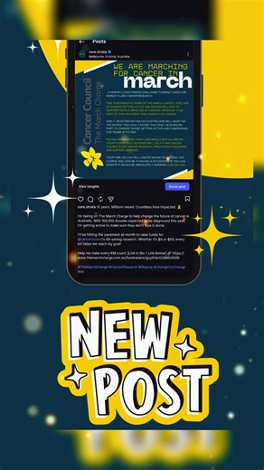 10 years. Millions raised. Countless lives impacted. 🎗️ I’m taking on The March Charge to help change the future of cancer in Australia. With 169,000 Aussies expected to be diagnosed this year, I’m getting active to make sure they don't face it alone. I’ll be hitting the pavement all month to raise funds for @cancercouncil’s life-saving research. Whether it’s $5 or $50, every bit helps me reach my goal! Help me make every KM count: [Link comments / Link Below] 🔗 https://www.themarchcharge.com.