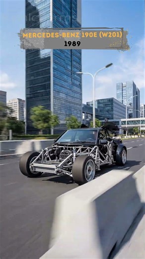 MERCEDES 190E (W201) EVOLUTION: From Wasteland to Neon Night!🔥 #tuning #automotive #stance #racing